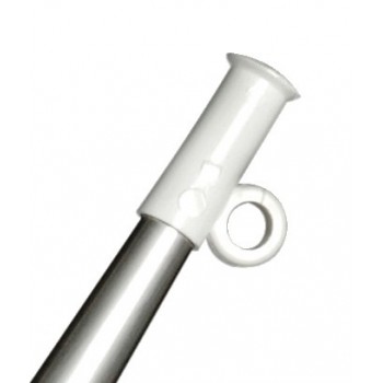 Astina portabandiera in acciaio inox a sezione conica